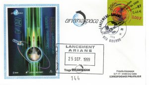 Lancement Ariane 4 - vol 121 - Kourou 25 Septembre 1999 - Arianespace - C 52 - 9010496
