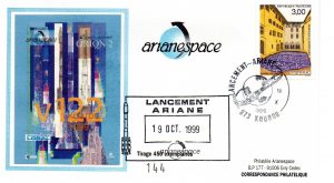 Lancement Ariane 4 - vol 122 - Kourou 19 Octobre 1999 - Arianespace - C 52 - 9010497