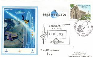 Lancement Ariane 5 (532) - vol 193 - Kourou 18 Décembre 2009 - Arianespace - C 53 - 9010508