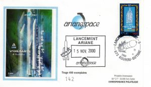 Lancement Ariane 5 - 507 Vol 135 Kourou 15 Novembre 2000 - Arianespace C 56 - 9010563