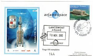 Lancement Ariane 5 566 vol 210 Kourou 10 Novembre 2012 - Arianespace - C 56 - 9010568
