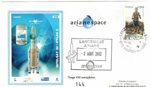 Lancement Ariane 5 564 vol 208 Kourou 02 aout 2012 - Arianespace - C 56 - 9010570