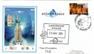 Lancement Ariane 5 559 vol 202 Kourou 20 Mai 2011 - Arianespace - C 56 - 9010576