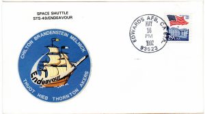 Retour Atterrissage Navette Endeavour STS-49 Edwards AFB USA 16 Mai 1992 - C 57 - 9030038