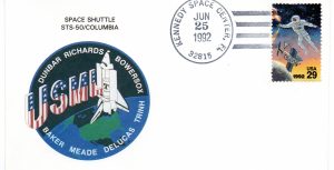 Lancement Shuttle Columbia STS-50 - Kennedy Space Center USA 25 Juin 1992 - C 57 - 9030040