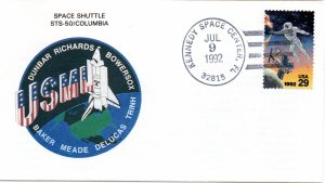 Retour Shuttle Columbia STS-50 Kennedy Space Center USA 09 Juillet 1992 - C 57 - 9030041