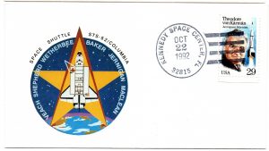 Lancement Shuttle Columbia STS-52 - Kennedy Space Center USA 22 Octobre 1992 - C 57 - 9030042