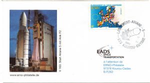 Lancement Ariane 5 -519 - vol 163 Kourou 17 Juillet 2004 - ERNO - C 57 - 9010587