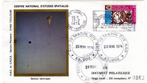 Campagne Ballon Isentropes - Kourou 13 Février 1974 - C 58 - 9100126