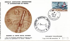 Médaille 3AF décernée au CSG - Paris 29 Avril 1982 - Club CSG - C 59 - 9100150