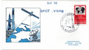 Lancement Ariane 1 - Vol 16 - Kourou 21/02/1986 - Aérospatiale - C 60 - 9010598