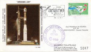 Lancement Ariane L04 - Kourou 19 Décembre 1981 - Club Phila Kourou - C 61 - 9010617