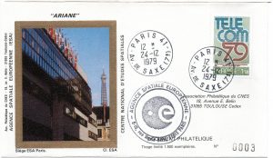 Lancement Ariane L01 - ESA Paris 24 Décembre 1979 - CNES - C 61 - 9100166