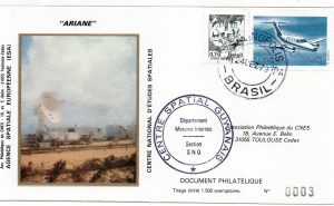 Lancement Ariane L01 - Suivi radar station Brésil - Salinopolis 24 Décembre 1979 - CNES - C 62 - 9100169