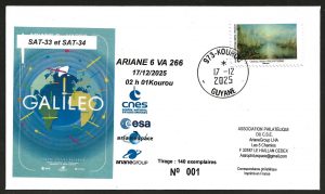 Lancement Ariane 6 version 62 - VA 266 - Kourou 17 Décembre 2025 02h01 HL - 1266000