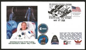 Amarrage à l'ISS du cargo ravitailleur Dragon CRS-34 - Houston USA Texas 17 Mai 2026 - A bord combinaison intra véhiculaire de Sophie ADENOT - Réf 4004600