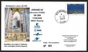 Lancement Ariane 64 - VA 269 - Premier emploi des Boosters P160C - Kourou 17 Juin 2026 09h21 HL - Réf 1269000